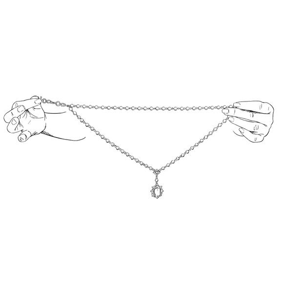 VIRGINS SAINTS & ANGELS VSA Sacred Heart Logo Charm Necklace  VIRGINS SAINTS & ANGELS VSA Necklace Accessory in Gold